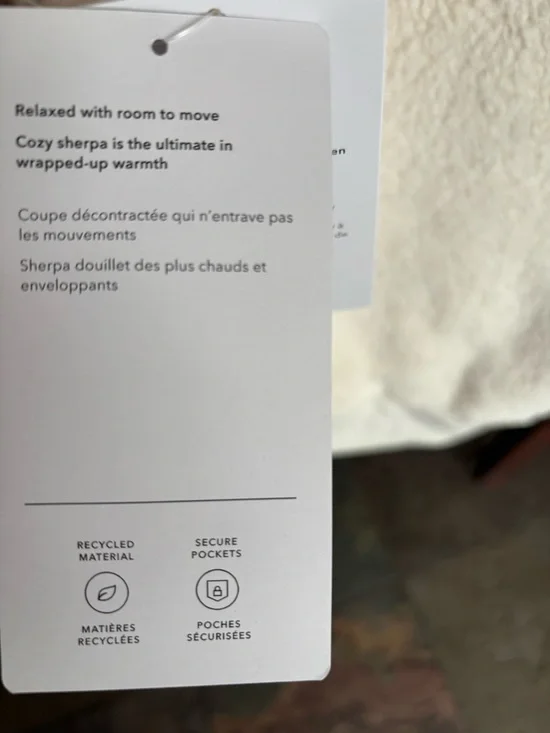 Athleta Sherpa Fleece Hoodie - Picture 5 of 5